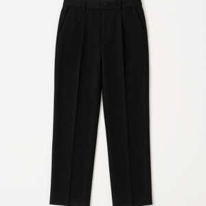 Black Straight Pants
