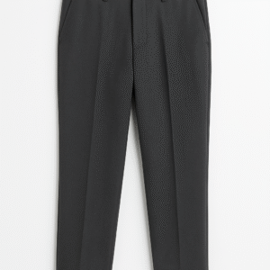 Charcoal Grey Straight Pants