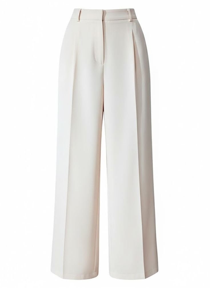 Pleated Wide Leg Trouser